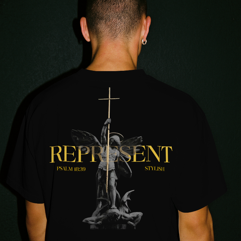 "Represent Masculinity" Unisex garment-dyed heavyweight t-shirt